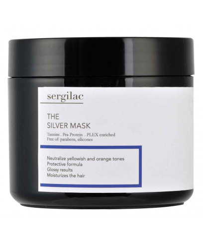 Маска для нейтралізації жовтого пігменту Sergilac The Silver Mask