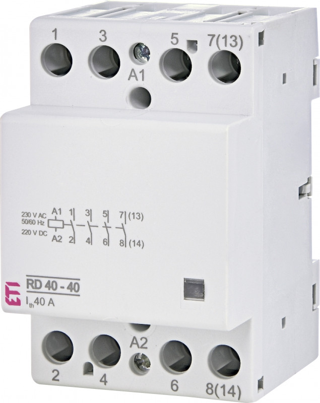 Модульний контактор RD 25-40-24V AC/DC