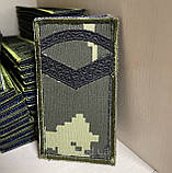 №7 Погон Штаб-Сержант (Прапорщик) піксель 10*5 см, фото 2