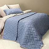 Покривало Стиль IZZI 220*240 джинс/св. сірий, фото 3