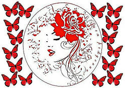 Любов це... 1 Вафельная картинка 