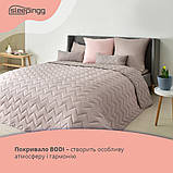 Покрывало Bodi TM SLEEPINGG 240х260 см какао/св.сірий, фото 3