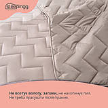 Покрывало Bodi TM SLEEPINGG 240х260 см какао/св.сірий, фото 5