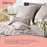 Покрывало Bodi TM SLEEPINGG 240х260 см какао/св.сірий, фото 7