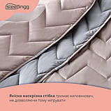Покрывало Bodi TM SLEEPINGG 240х260 см какао/св.сірий, фото 8