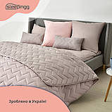 Покрывало Bodi TM SLEEPINGG 240х260 см какао/св.сірий, фото 9