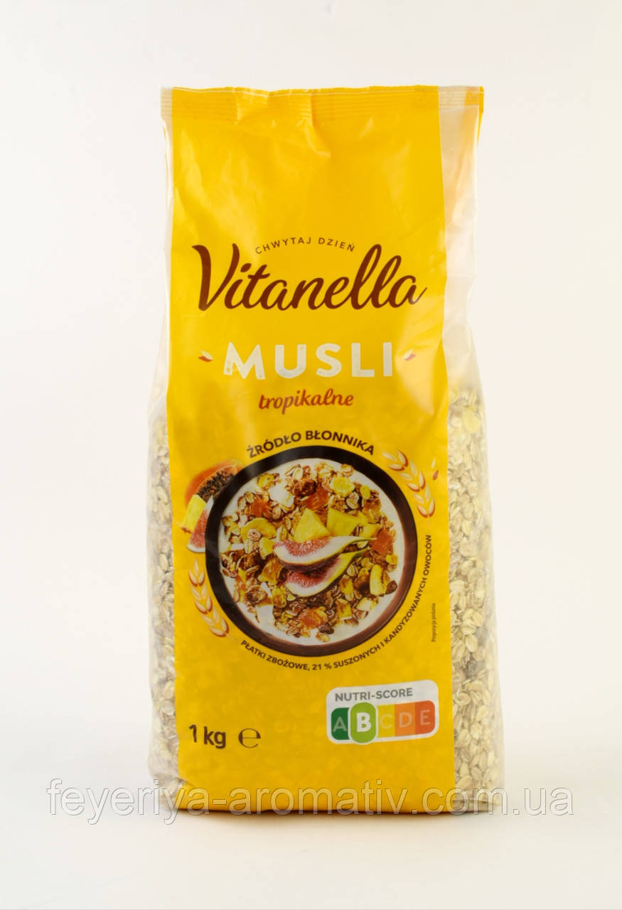 Мюслі Vitanella Tropikalne 1 кг.