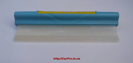 Професійний двосторонній силіконовий згін для води MAXI BLADE. Розмір 30 см., фото 2
