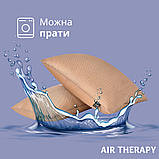Набір подушок з дихаючою сіткою та аналогом лебединого пуху AIR THERAPY 50х70, 2 шт беж, фото 2