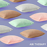 Набір подушок з дихаючою сіткою та аналогом лебединого пуху AIR THERAPY 50х70, 2 шт беж, фото 6