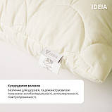 Подушка для сну ПОПКОРН ТМ IDEIA  50x70 см з кукурудзяним волокном, фото 3