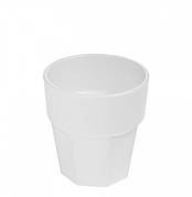 Склянка Граніт з полікарбонату біла 250 мл