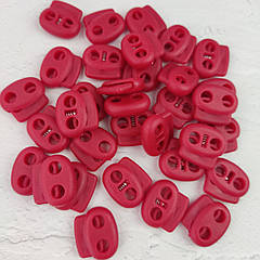 Фіксатор для шнура пластиковий, червоний