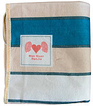 Електропростирадло Electric Blanket односпальне 50w 145х64 байка (малюнок перо), фото 5