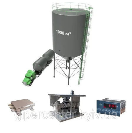 Комплект тензодатчиков силоса для хранения строительных смесей 30т-100т, фото 1