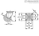 Колесо RE.C6-060-SBL, фото 2