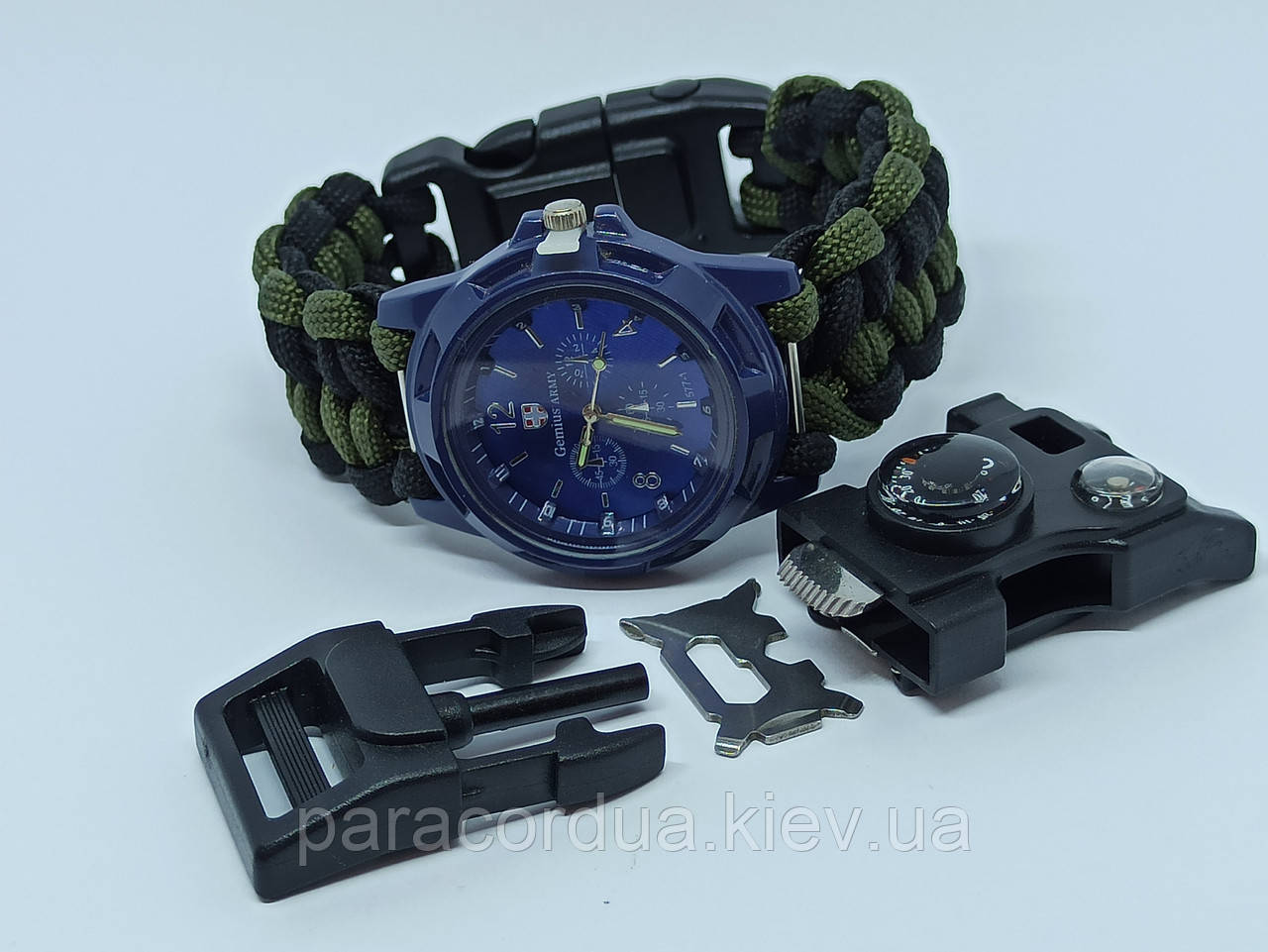 Годинник та браслет виживання 15 в 1, фото 1