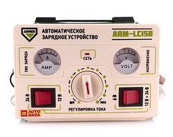 Устр-во зарядний. трансф. Armer 6-12-24 В, регулятор 0-15А, 4-140 А/год, А-метр/В-метр