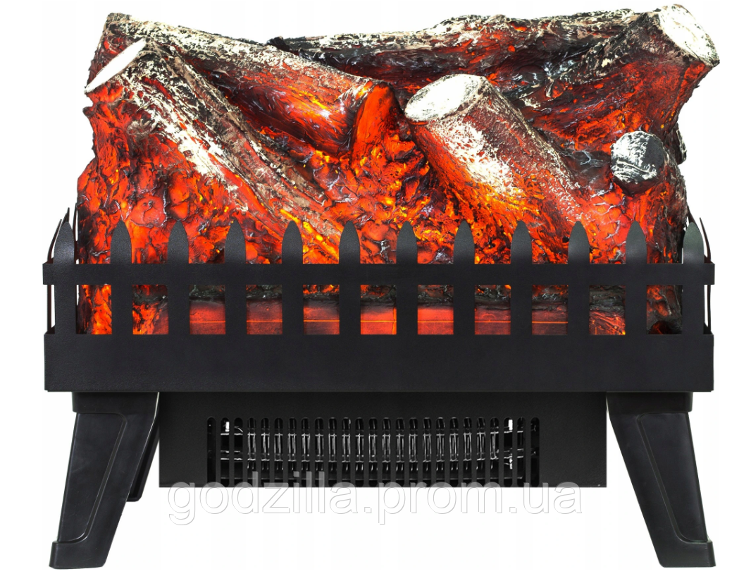 Електричний стоячий камін з функцією обігріву Aflamo 11 W 48 x 40 x 22 см, фото 1