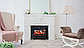 Електричний стоячий камін з функцією обігріву Aflamo 11 W 48 x 40 x 22 см, фото 4
