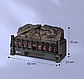 Електричний стоячий камін Klarstein з функцією обігріву чорний 1800 Вт 52 x 31 x 22 см, фото 5