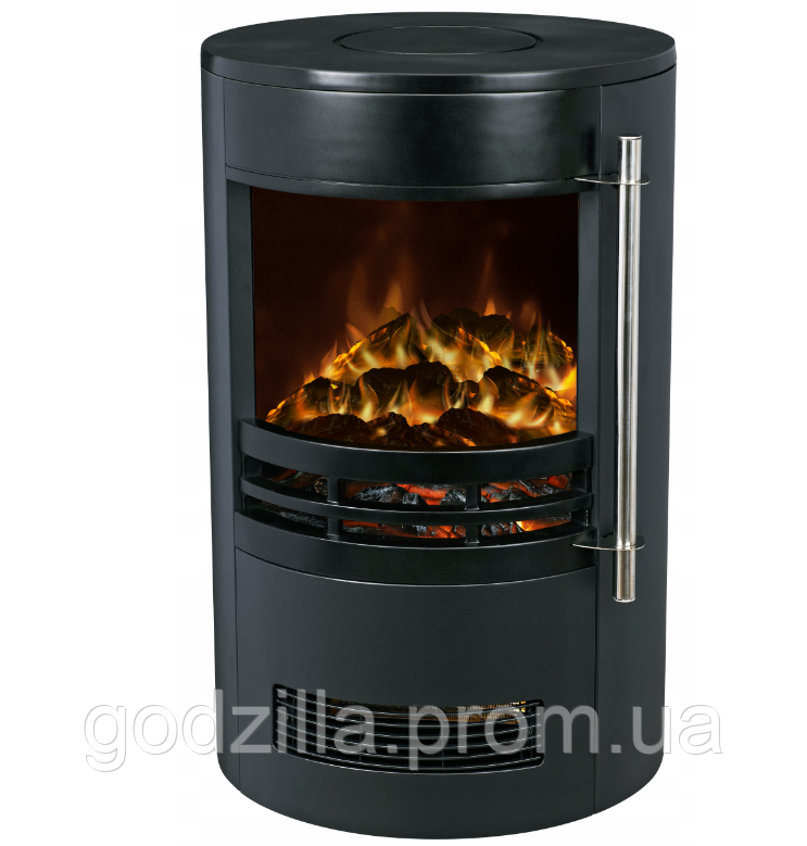 Електричний стоячий камін з функцією обігріву Ferretti чорний 1800 Вт 41 х 64,5 х 41 см, фото 1