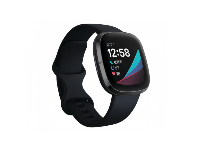Смарт-годинник Fitbit Sense Carbon/Graphite Stainless Steel (FB512BKBK)