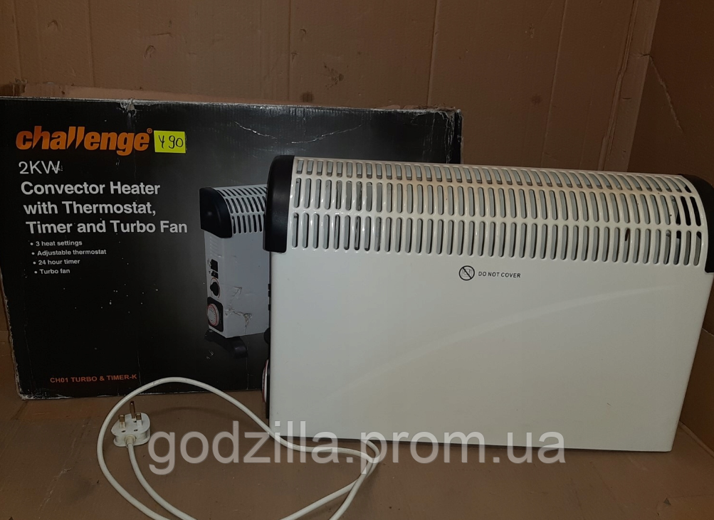Обігрівач конвектор Challenge CH01 2000 Вт білий, фото 1