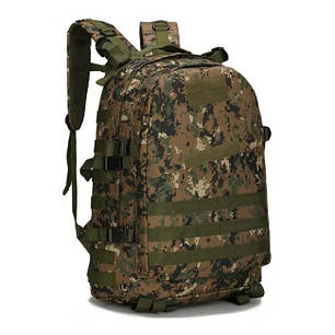 Тактичний рюкзак 40 л Molle Assault B01 зелений піксель, фото 1