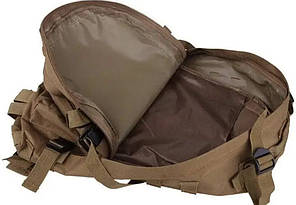 Тактичний рюкзак 40 л Molle Assault B01 пісочний, фото 4