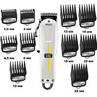 Машинка для стрижки волос Wahl SuperTaper Cordless 5V + набір преміум насадок Wahl 10шт