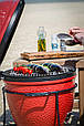 Керамічний вугільний гриль Kamado Joe Jr. Red, фото 7