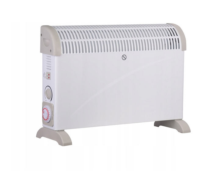 Обігрівач конвектор Malatec Електричний обігрівач 2кВт Термостат 2000 Вт білий