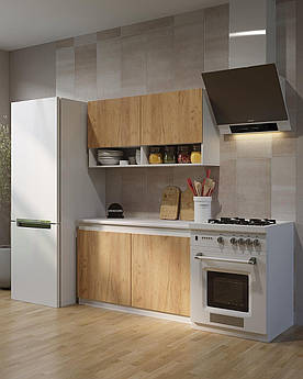 Кухня готова модульна 1.2 м зі стільницею, сучасний кухонний гарнітур 120 см Opendoors