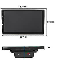 Магнітола 2 дін Lesko W-09 9" 2/32 GB 4G Top Wi Fi GPS Android CarPlay, фото 3