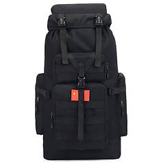 Рюкзак туристичний похідний Travel Military K1005 70 л, чорний (N014642)