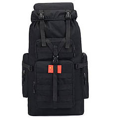 Рюкзак туристичний похідний ZX1905 70 л, чорний (N014631)