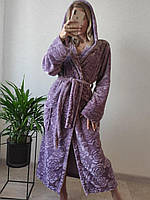 Красивый женский теплый халат из махры с с 42 по 48 размер