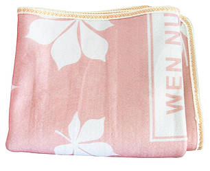 Електропростирадло Electric Blanket односпальне 50w 145х64 байка (малюнок рожевий лист), фото 3