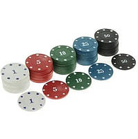 Покерний набір NP25712-2 на 200 фішок з номіналом S, фото 3