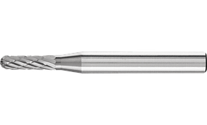 Pferd Борфреза ВК8 4,0мм циліндрична з закругленим кінцем зуб 3 PLUS хв.-6мм (WRC 0413/6)