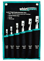 Whirlpower Набір ключів карданних 8-22мм  7од. чохол