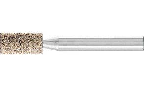 Pferd Шліфувальна головка абраз. d-8*16мм циліндр., хв.-6мм, Р-46, тверд. L для нерж, кол.метал. ZY0816 6 ADW46L6B коричнева