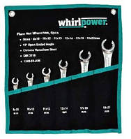 Whirlpower Набір ключів розрізних 8-22мм 6од.чохол