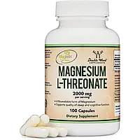 Double wood Magnesium L-Threonate / Магний Л Треонат 100 капс