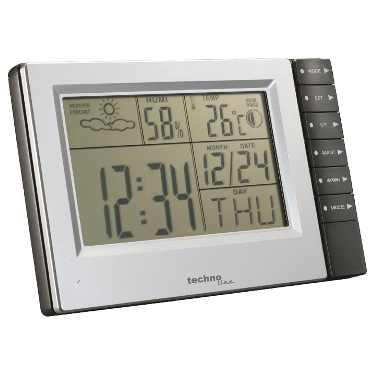 Метеостанція для дому Technoline WS9121 Silver/Grey