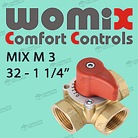 Трехходовой смесительный клапан Womix MIX M 3 32 (1 1/4 ) (Польша) Трехходовой кран