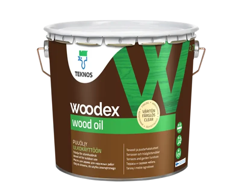 Масло для дерева Teknos Woodex Wood Oil 2,7 л, цена 1491.50 грн — Prom ...
