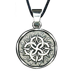 Кулон Silvering Слов'янський оберег Свадебник Сріблястий 1,9х1,9х0,22 см (13155), 6855709 — 738