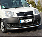 Кенгурник одинарний вус на Fiat Doblo (c 2001--) Фіат Добло PRS, фото 3